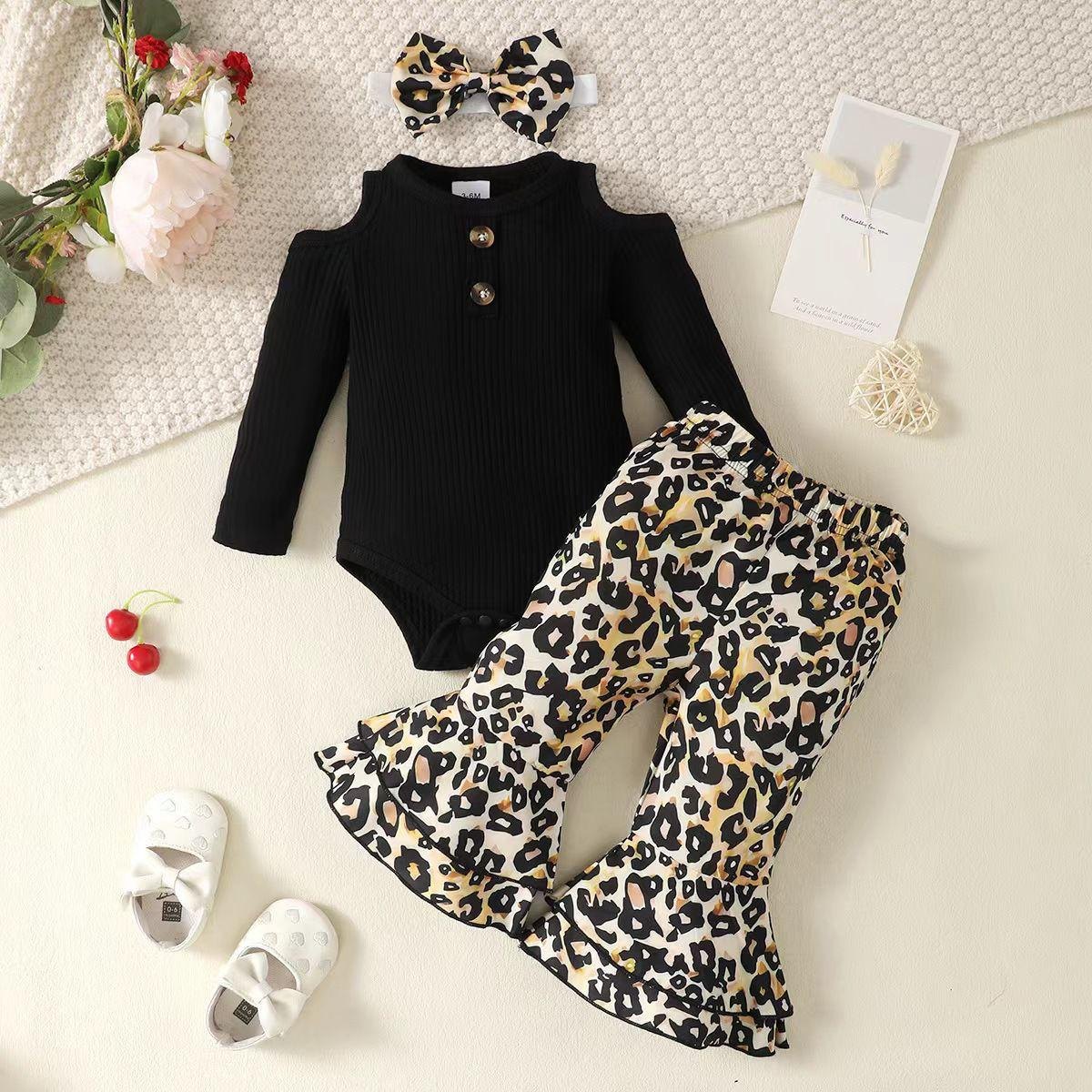 Conjunto negro/café animal print - Conjuntos pantalón (foto 3)