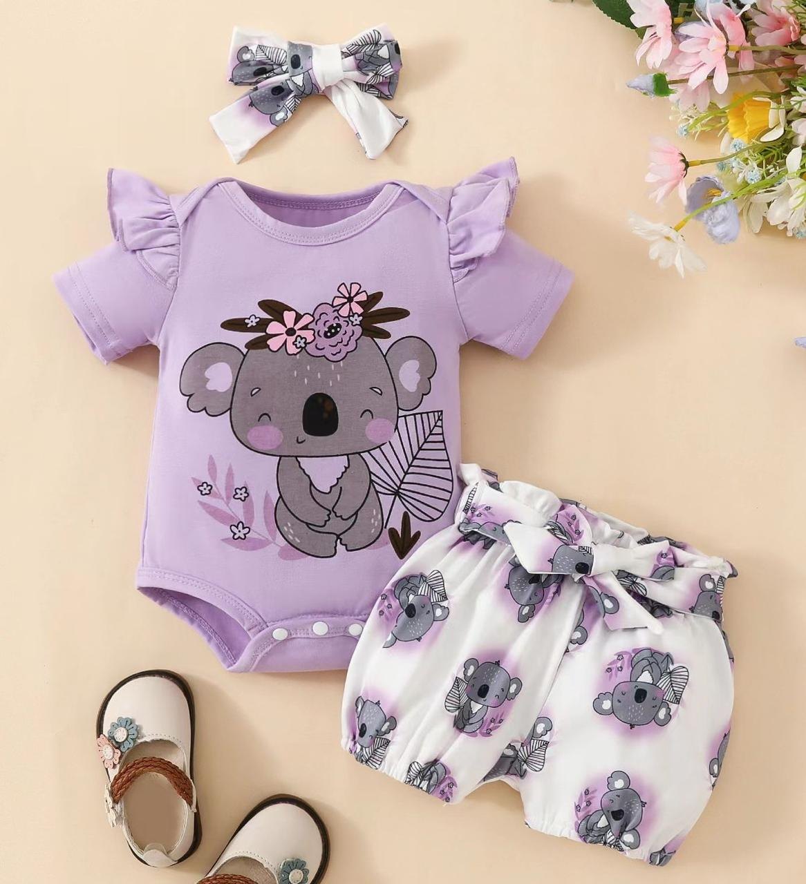 Conjunto Short Lila koala - Conjuntos Short (foto 2)