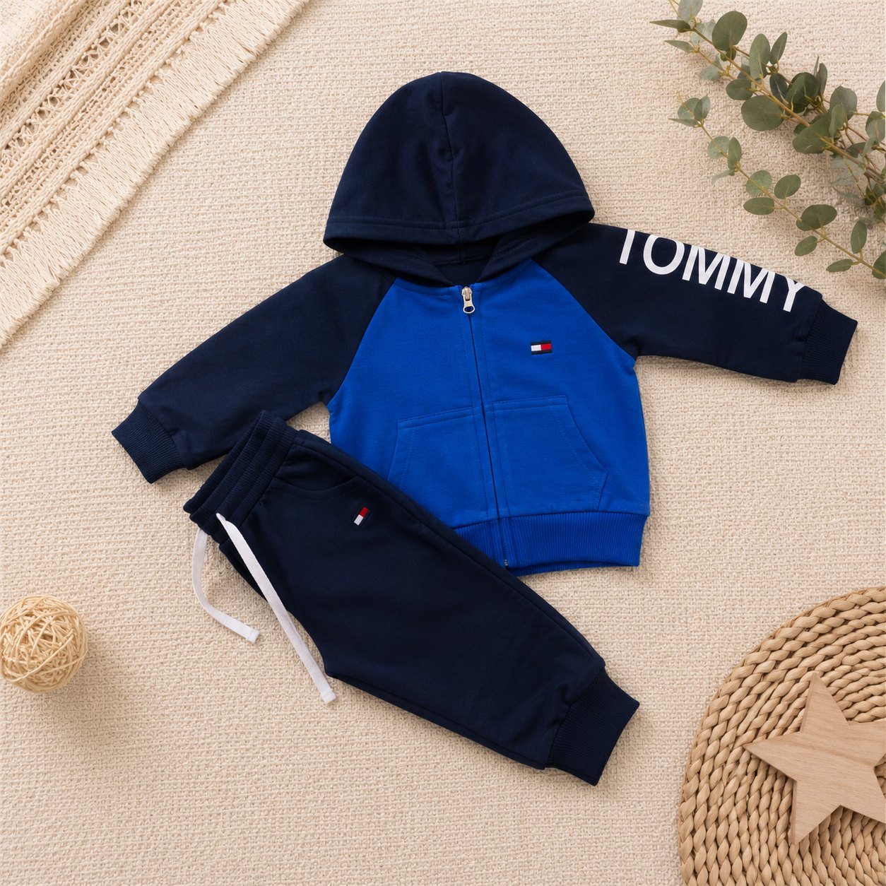 Sudadera Tommy azul - Sudaderas (foto 2)