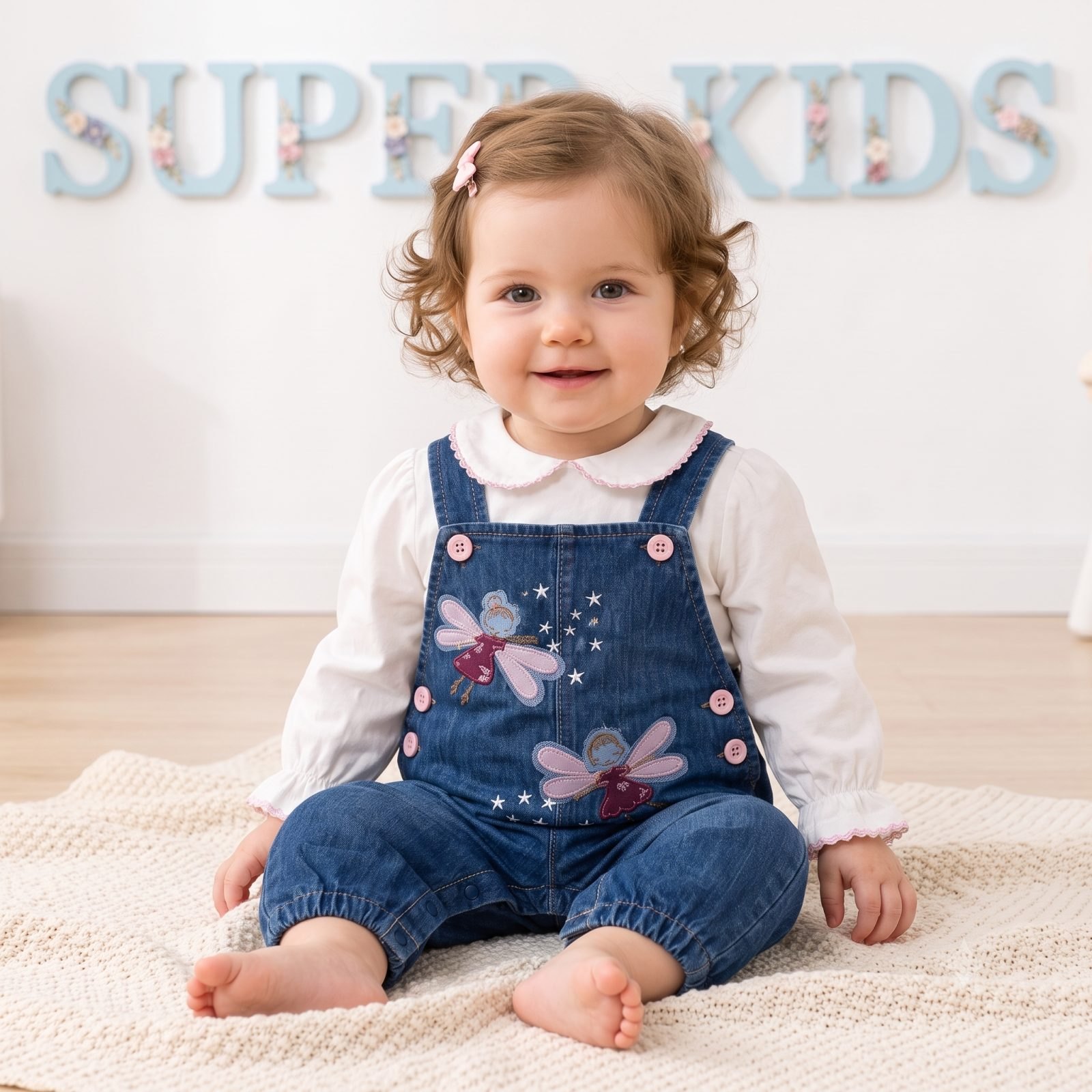 Overol hadas con blusa