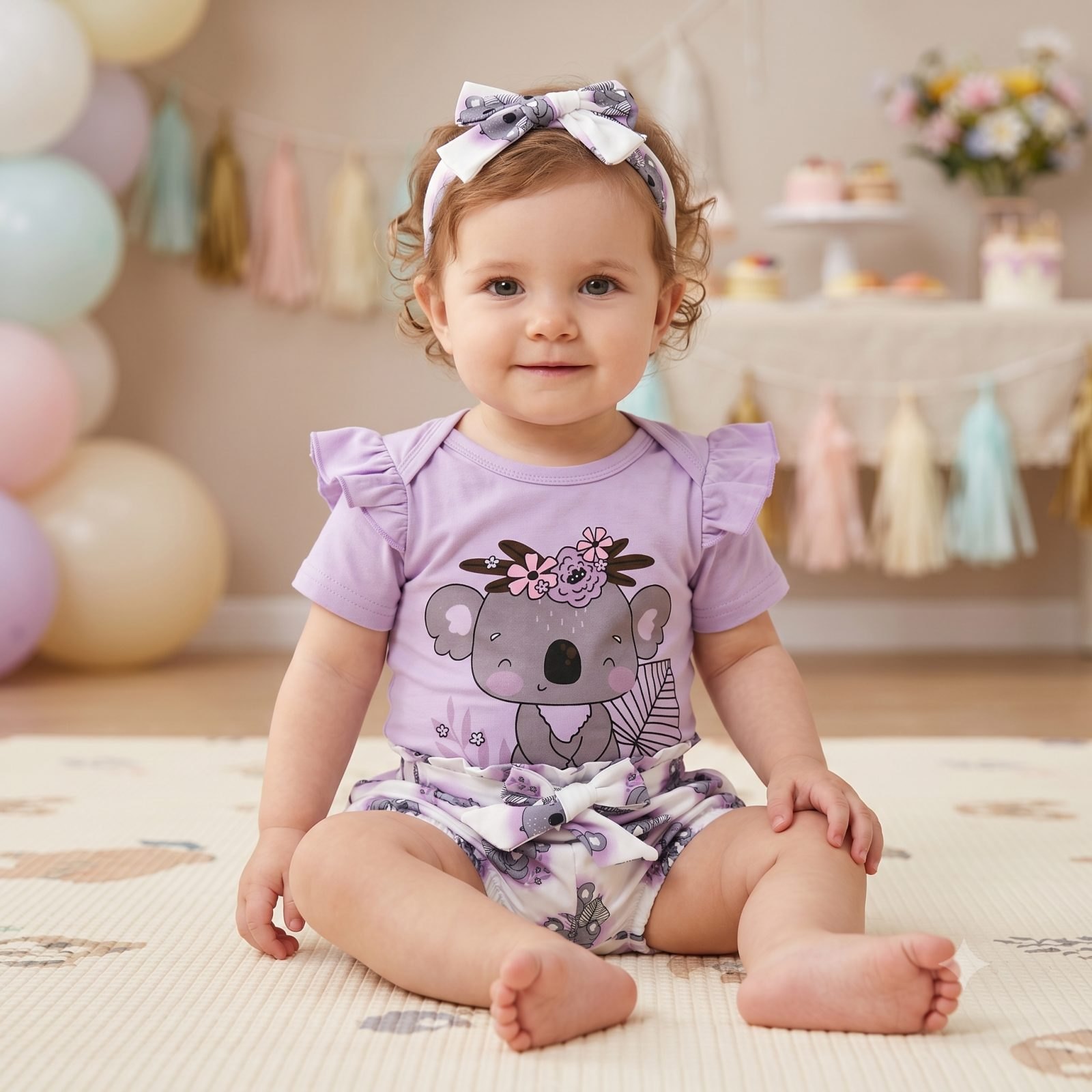 Conjunto Short Lila koala - Conjuntos Short (foto 3)