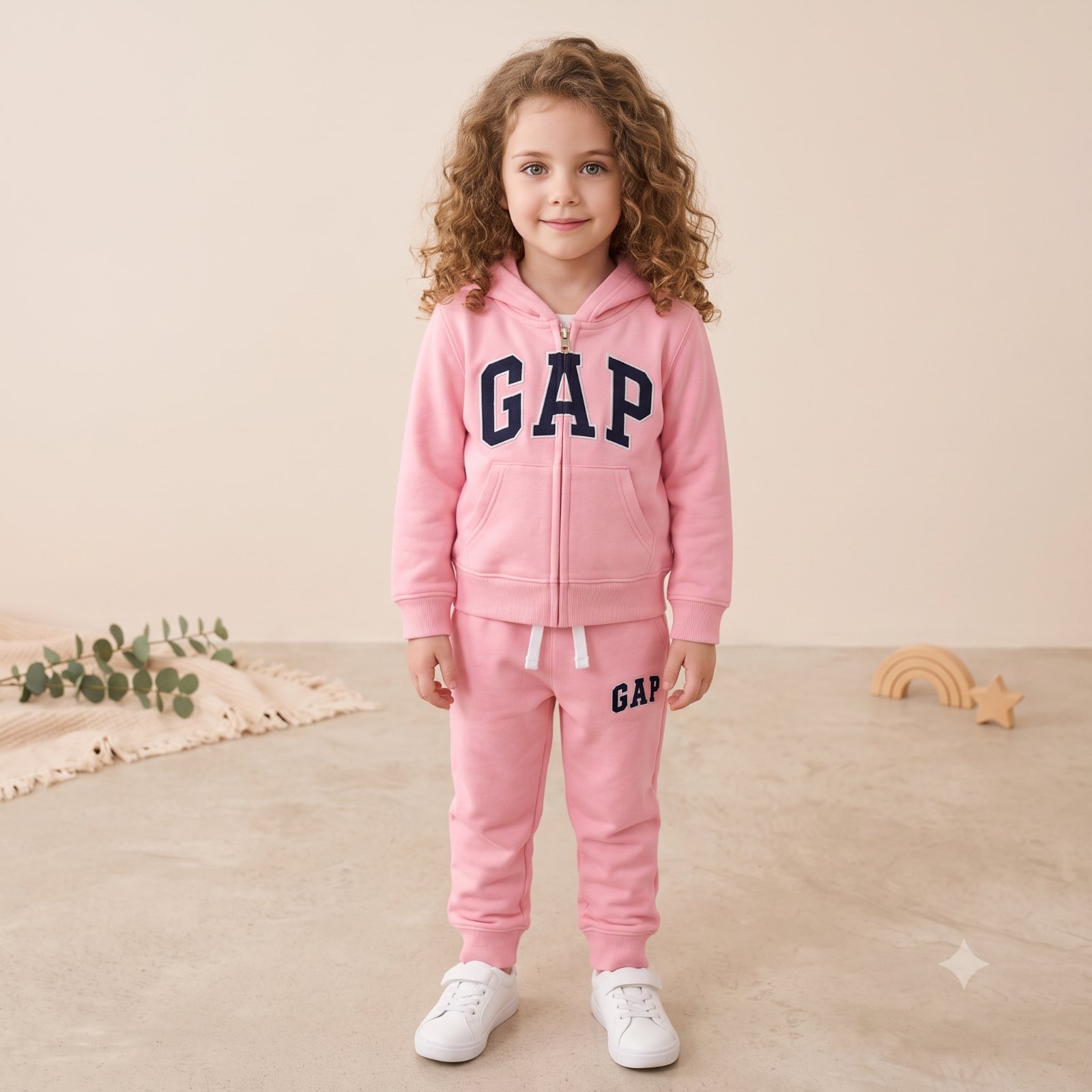 Sudadera Gap rosada letras azules