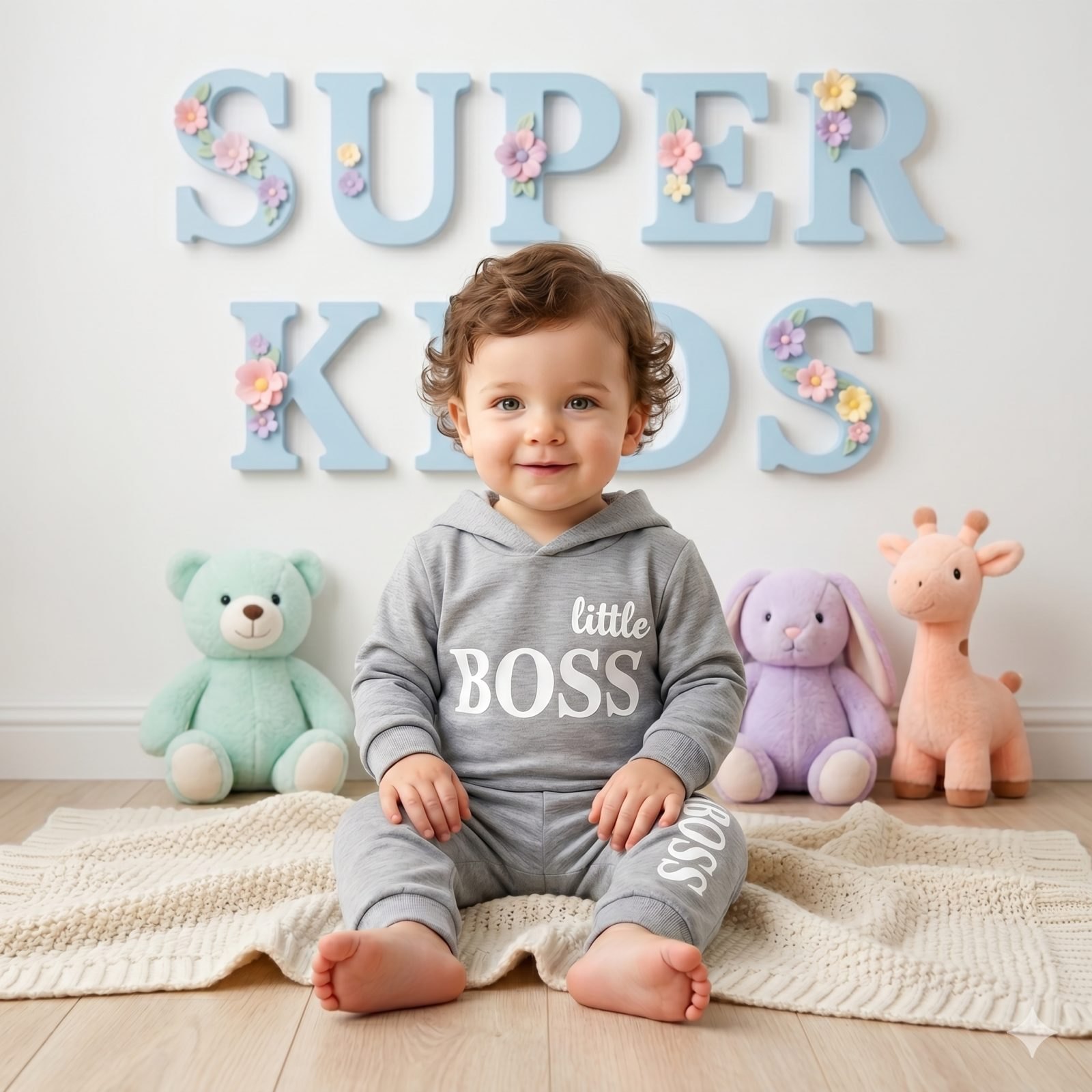 Conjunto gris Litle Boss - OUTLET Ultimas tallas