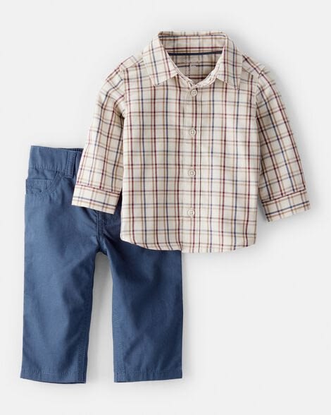 Conjunto 2 piezas camisa a cuadros - Carter´s Original Americano (foto 3)