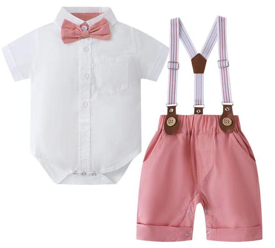 Conjunto short rosado tirantes - Conjuntos Short (foto 3)