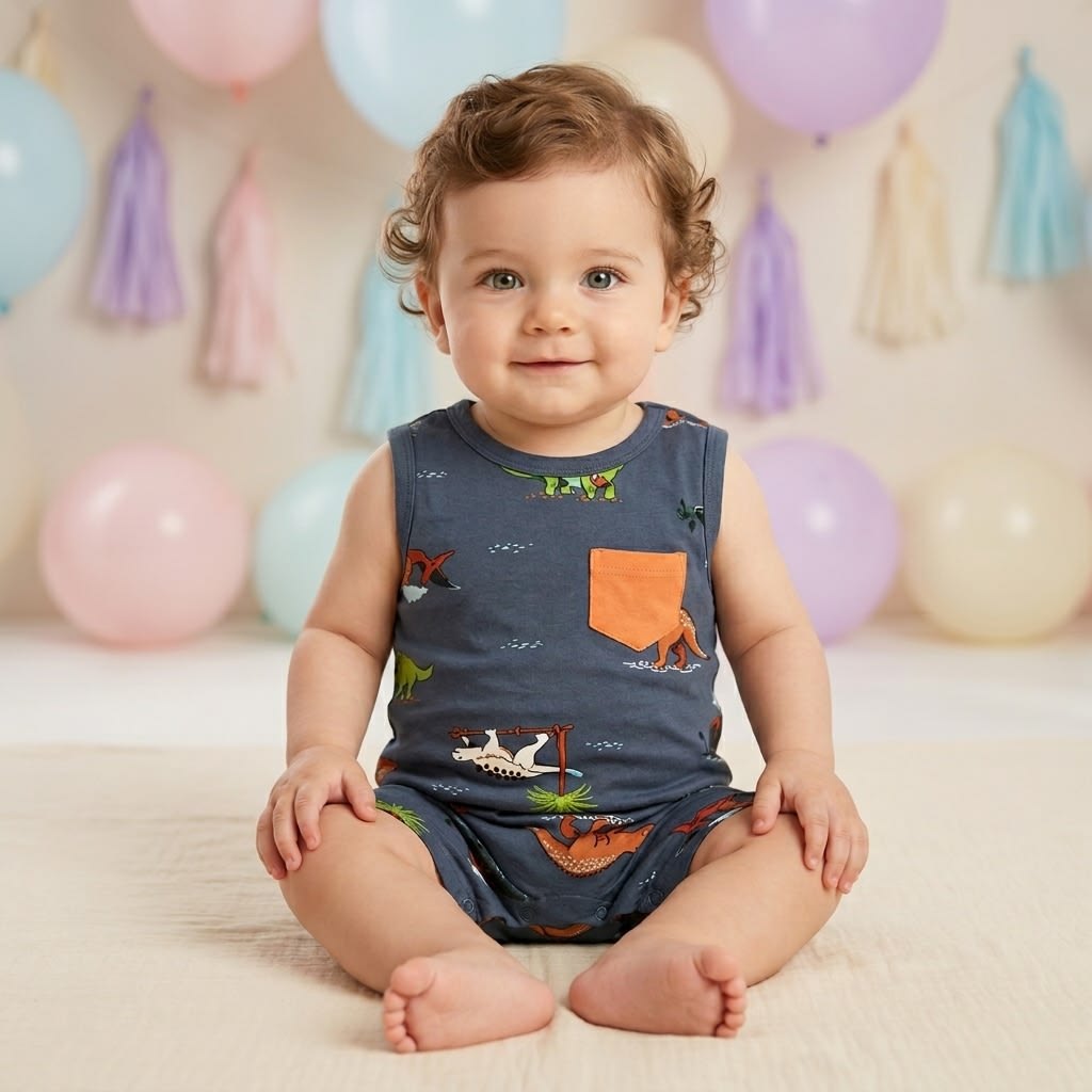 Conjunto set x3 piezas dinosaurios - Conjuntos Short (foto 2)