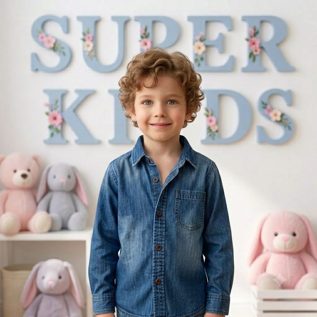 Camisa jeans claro - Camisas, Busos y Chaquetas.