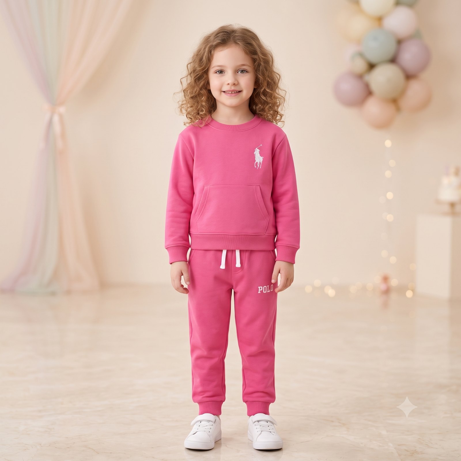 Sudadera polo rosada - OUTLET Ultimas tallas