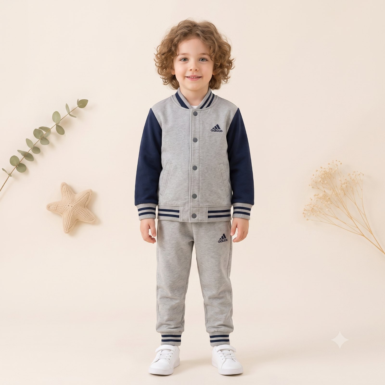 Sudadera besibolera y buso