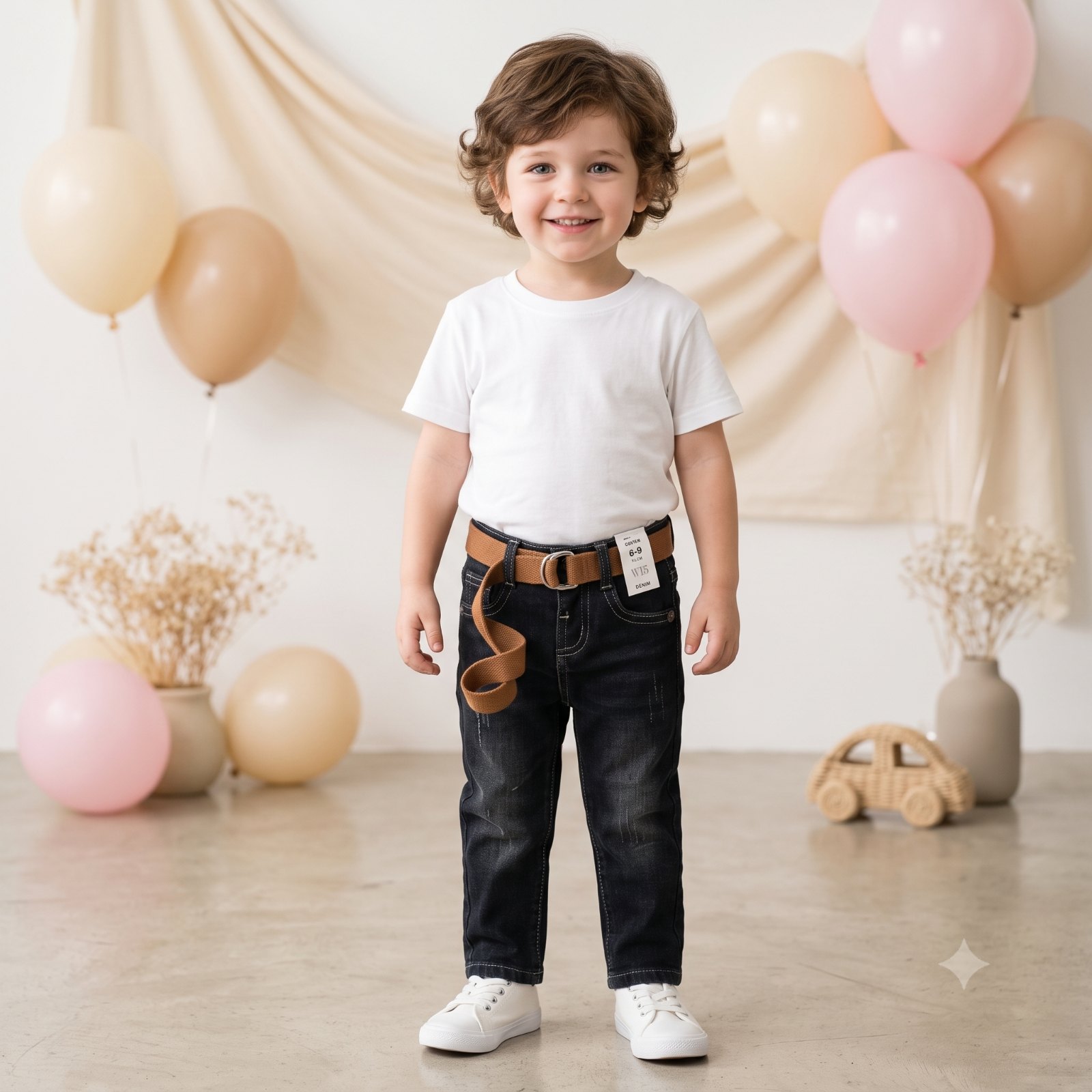 Jean con correa - Jeans
