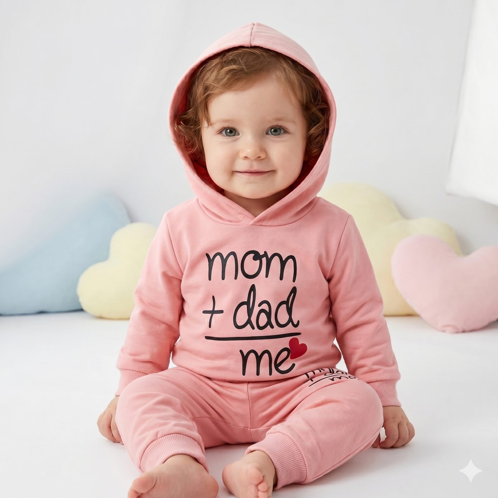 Conjunto rosado mom+dad