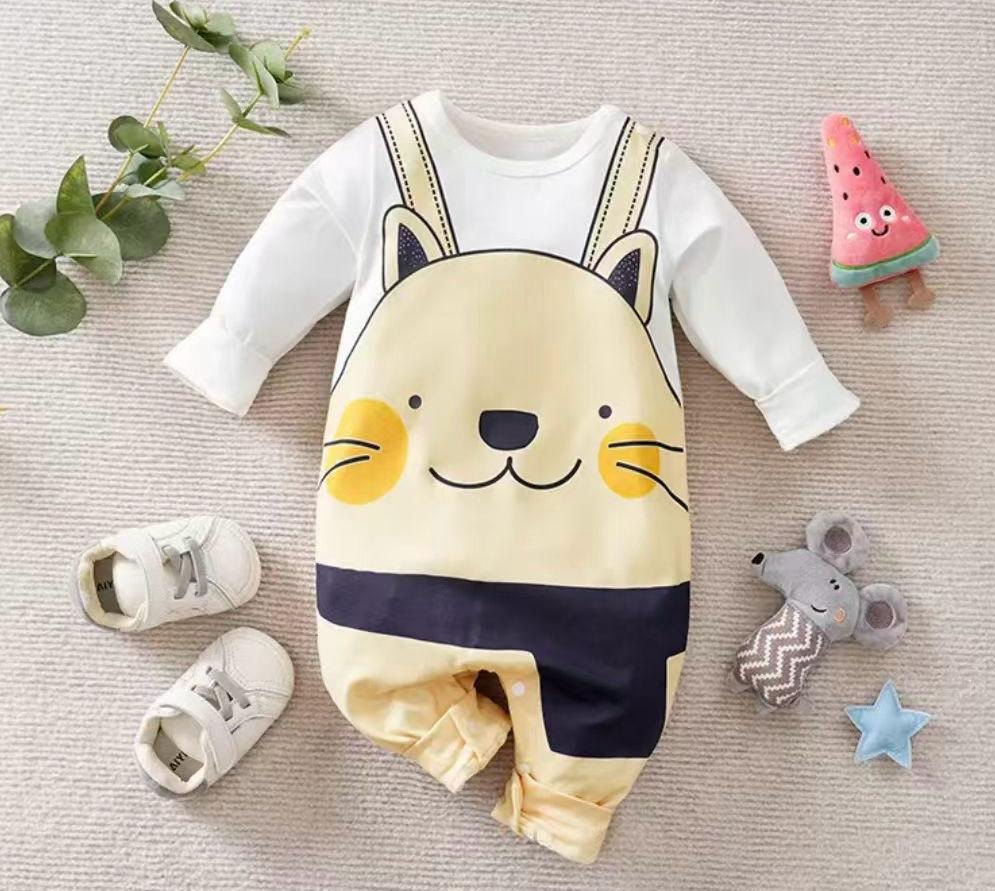 Mameluco blanco/amarillo gatito - Mamelucos/Enterizos $31.000 (foto 2)