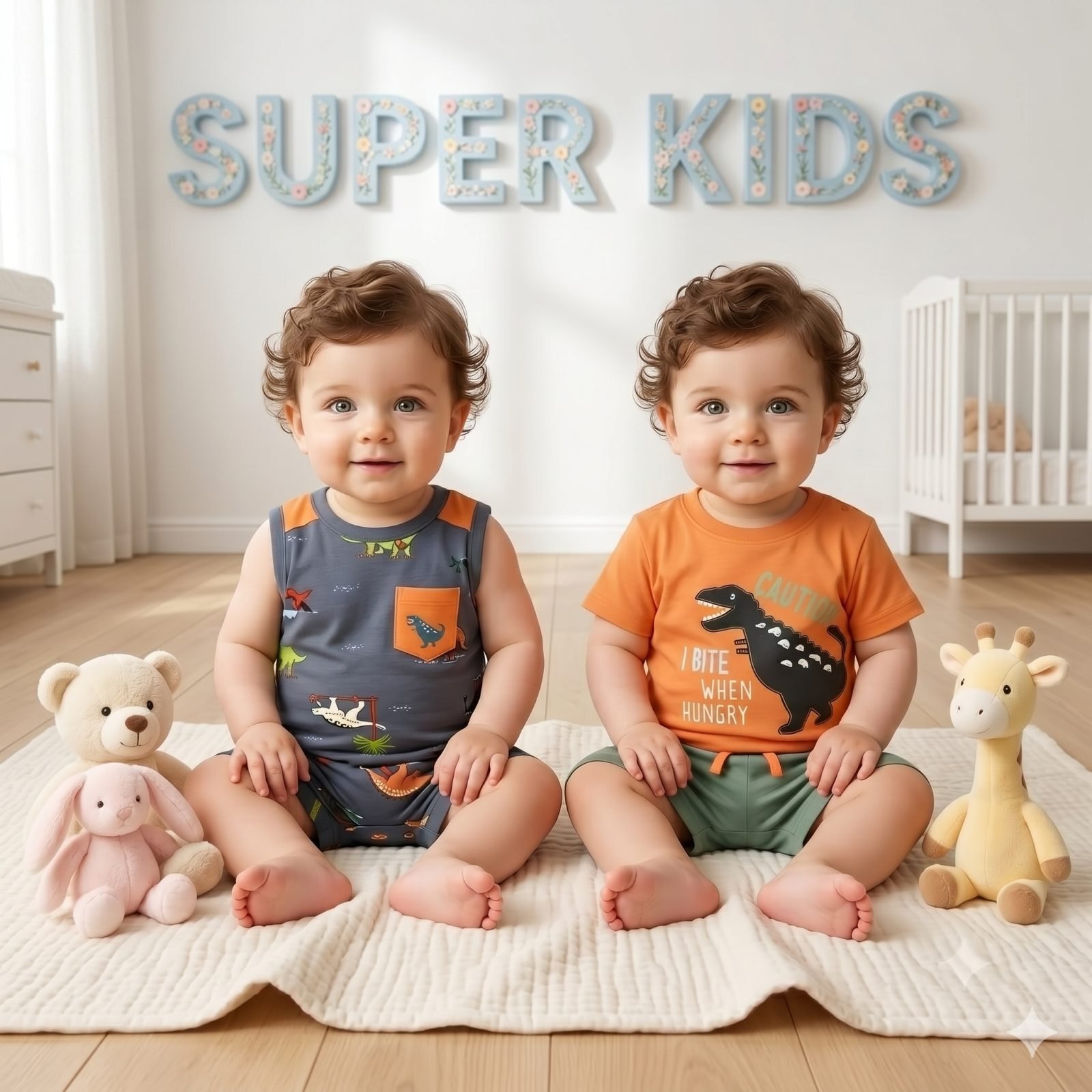 Conjunto set x3 piezas dinosaurios