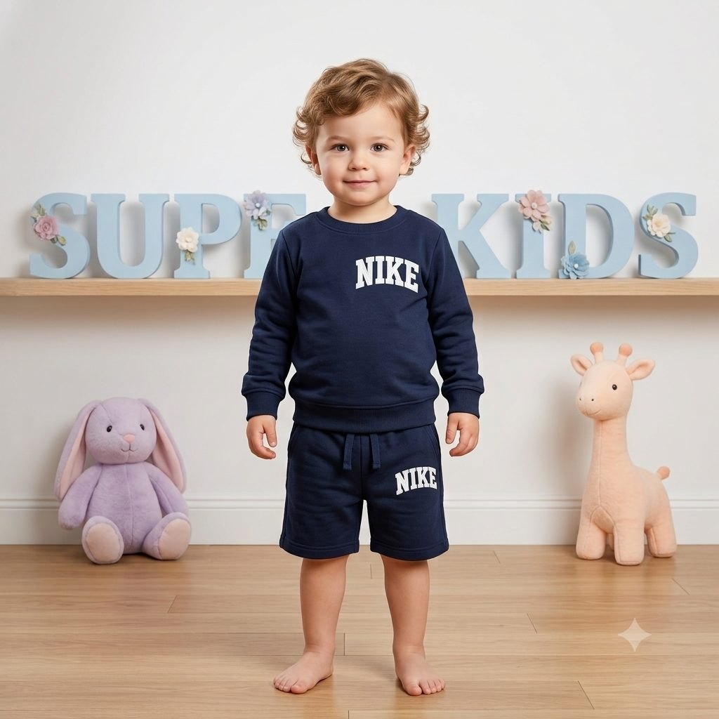 Conjunto azul Short nike