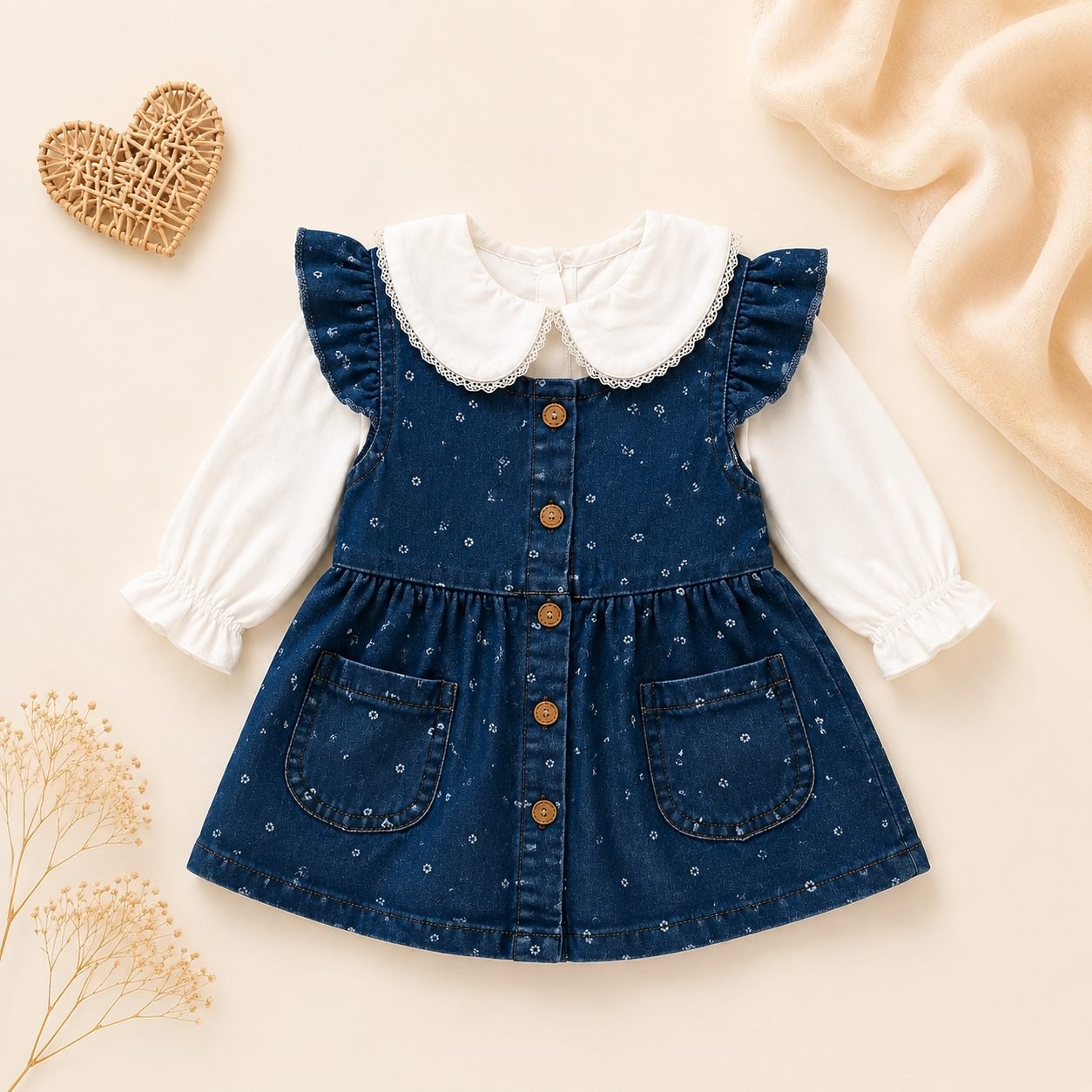 Vestido jeans con blusa - Vestidos (foto 3)