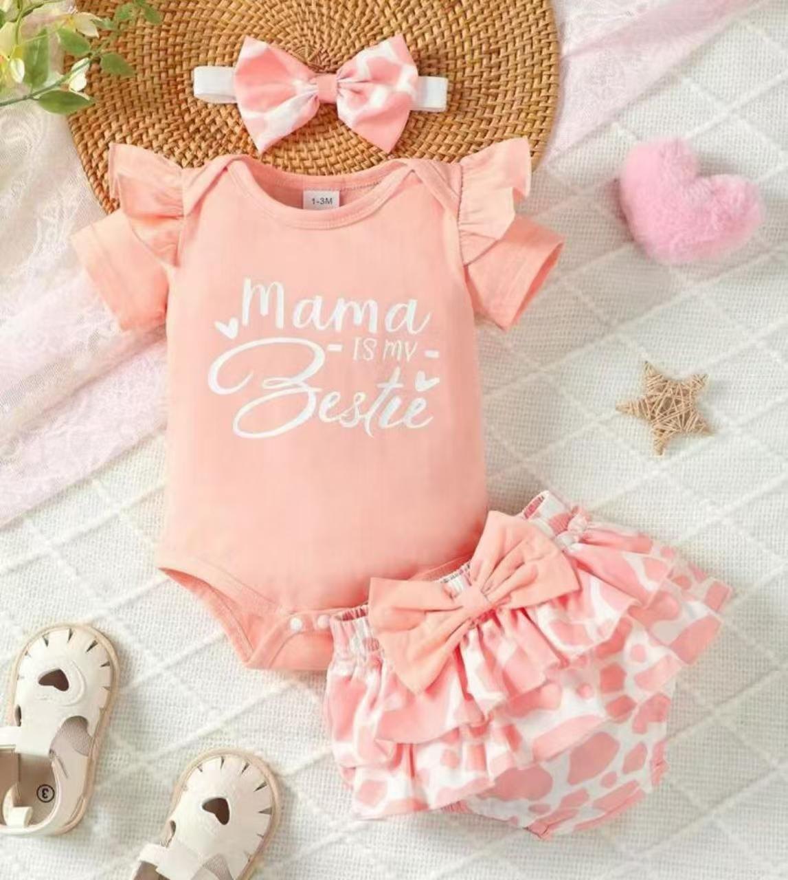 Conjunto Short coral - Conjuntos Short (foto 2)