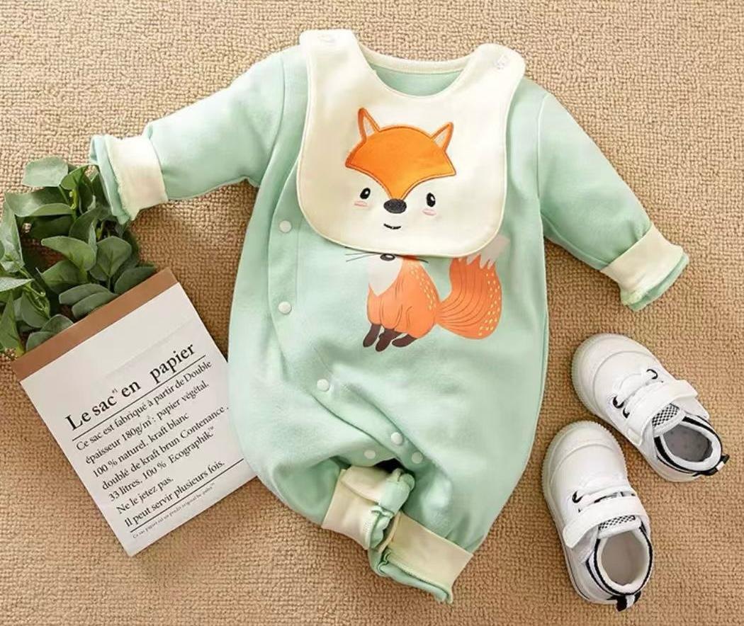 Mameluco verde/naranja zorrito - Mamelucos/Enterizos $25.000 (foto 2)