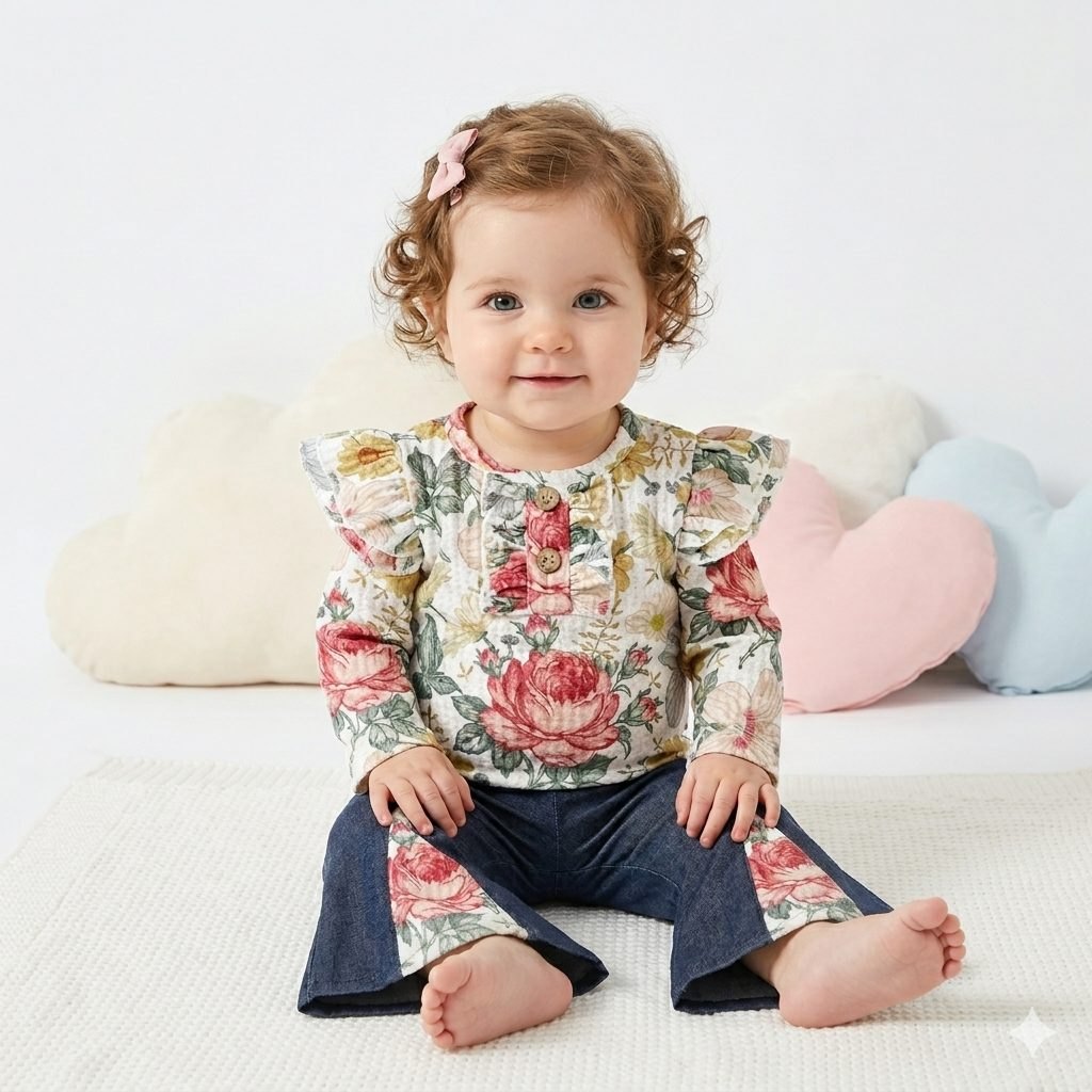 Conjunto Floral - Conjuntos pantalón