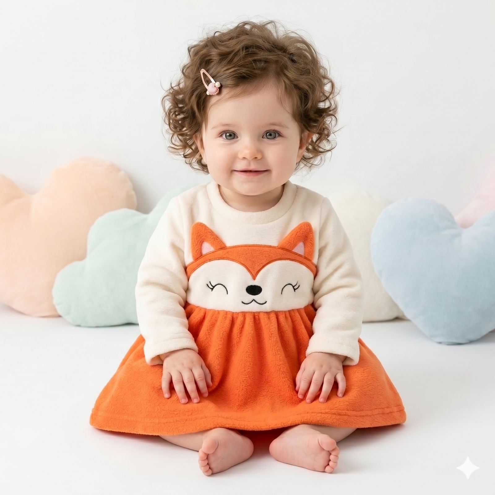 Vestido naranja zorrita