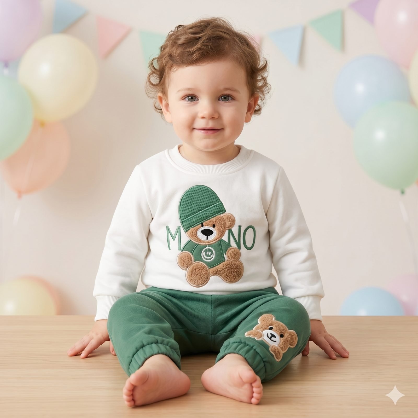 Conjunto verde osito - Sudaderas (foto 2)
