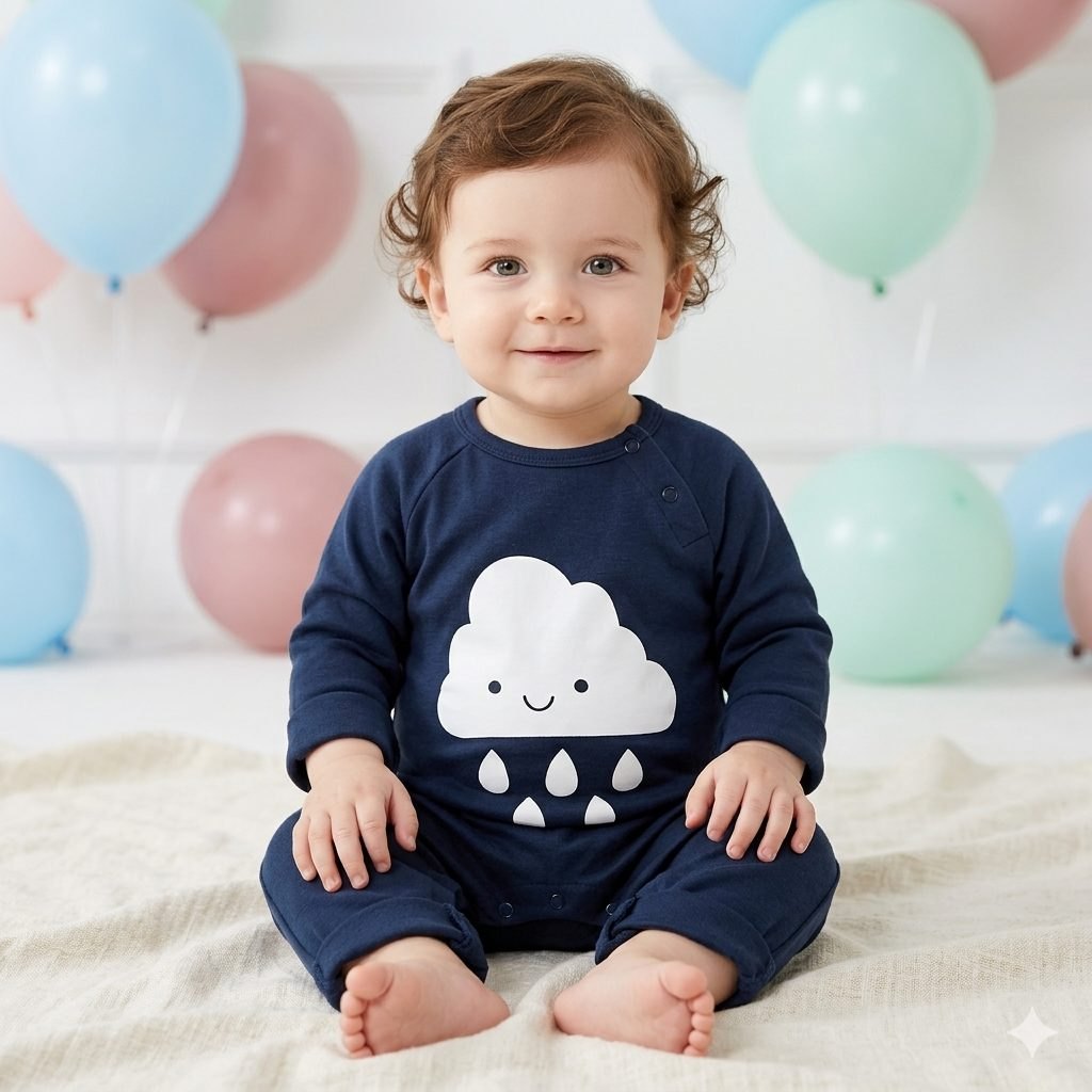 Mameluco azul nube - Mamelucos/Enterizos $25.000 (foto 3)