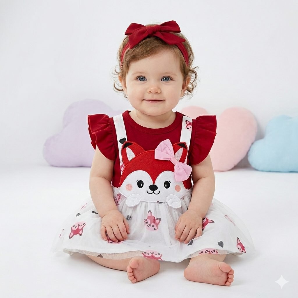 Vestido rojo zorrito