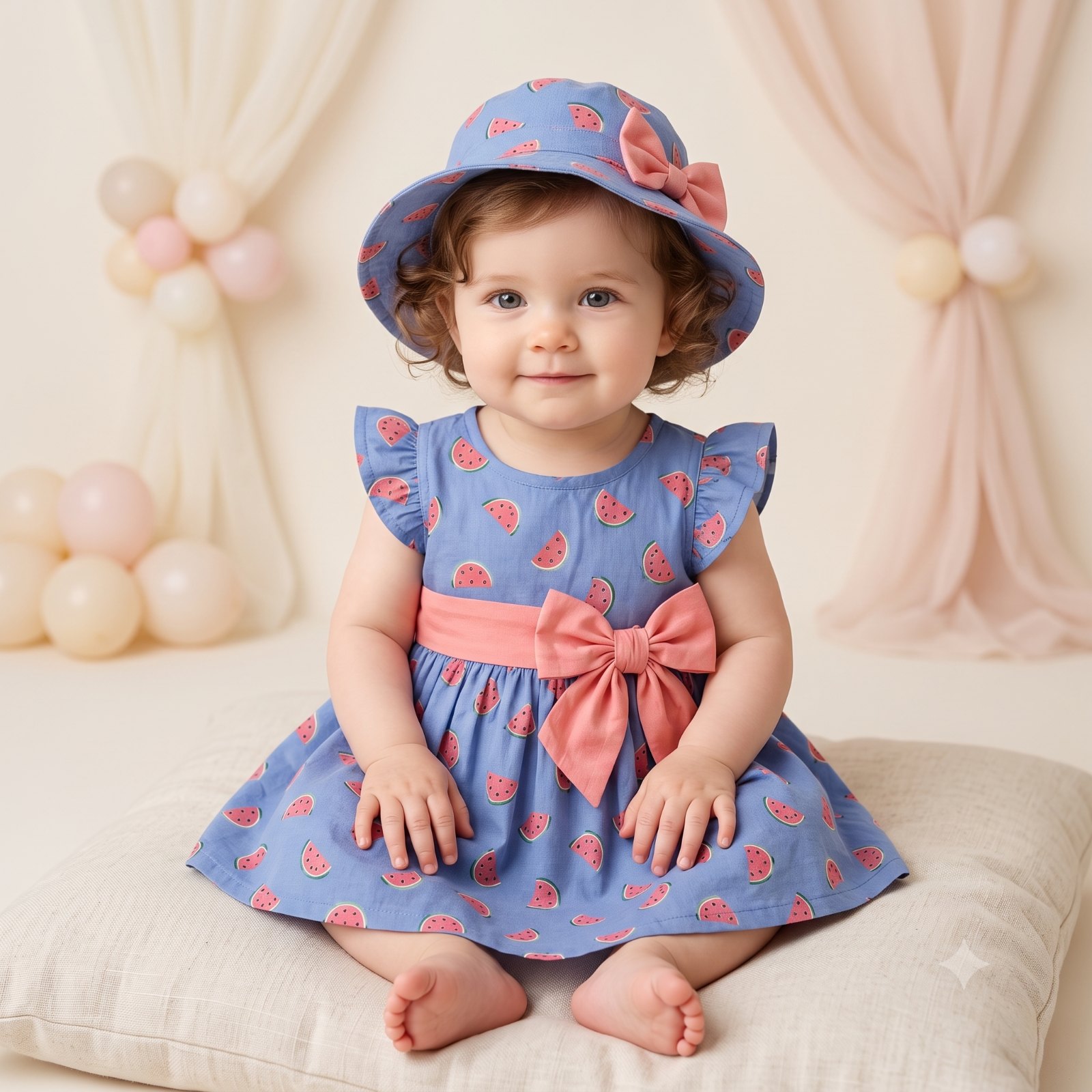 Vestido estampado sandías - Vestidos Elegantes