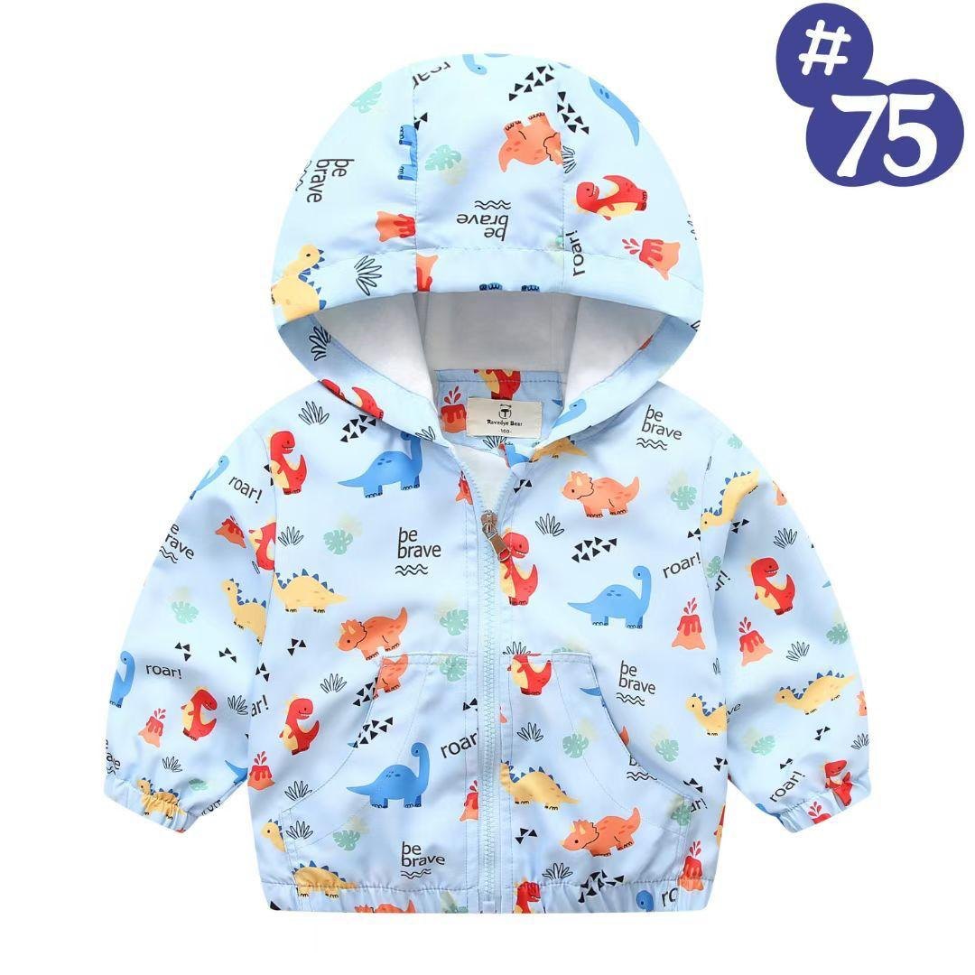 Chaqueta azul cielo dinosaurios - Camisas, Busos y Chaquetas. (foto 2)