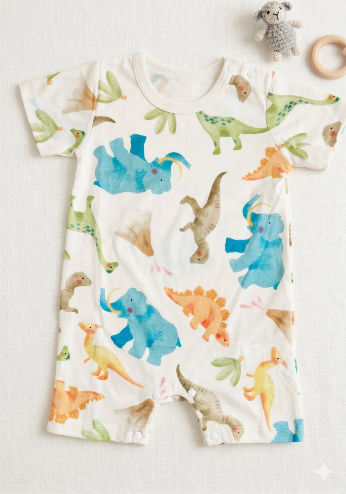 Mameluco Blanco dinosaurio - Mamelucos/Enterizos $25.000 (foto 3)