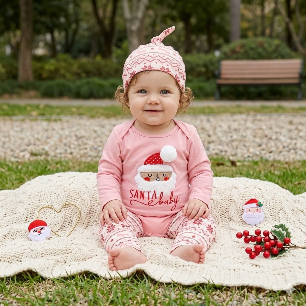 Conjunto rosado navidad - OUTLET Ultimas tallas (foto 3)