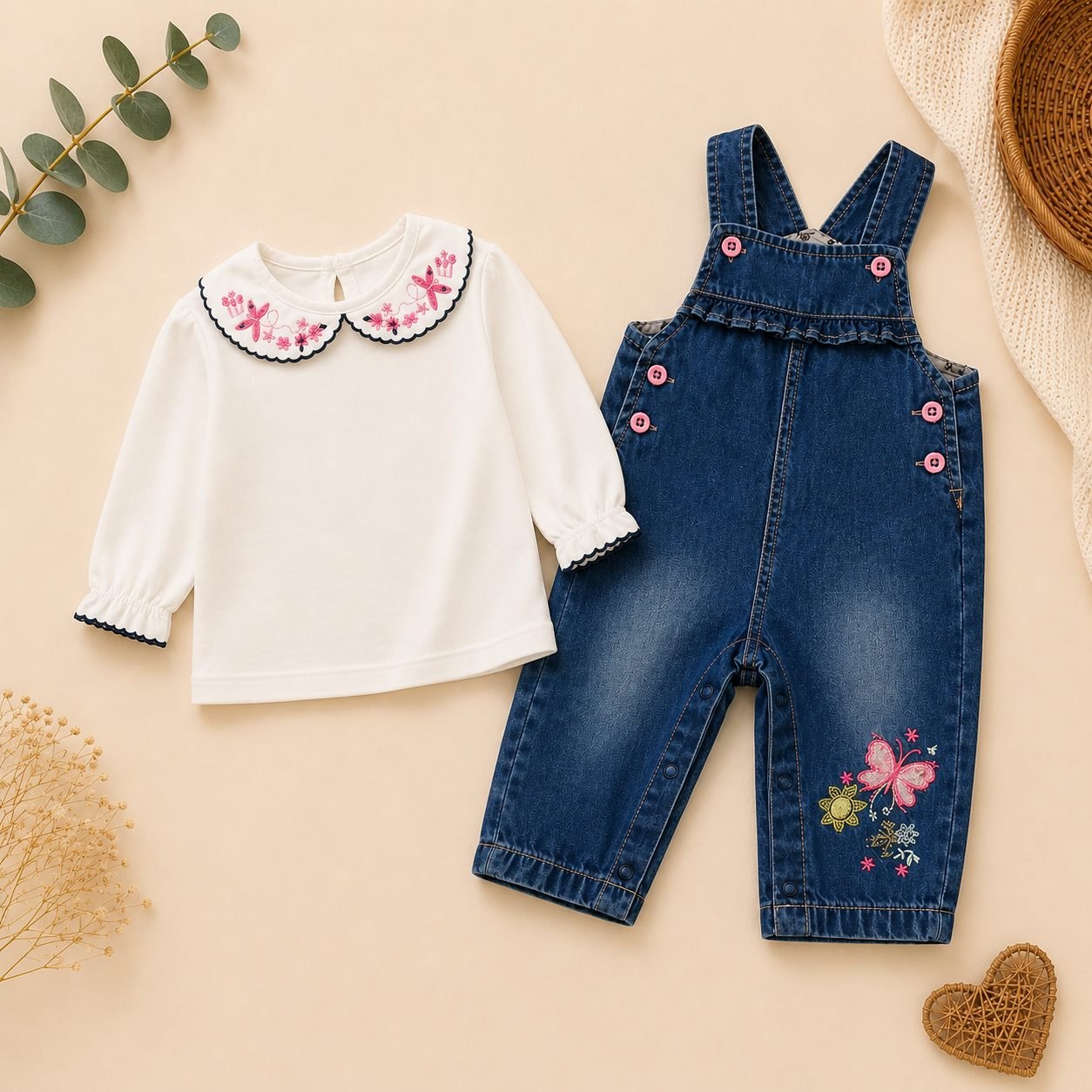 Overol mariposa con blusa - Overoles (foto 3)