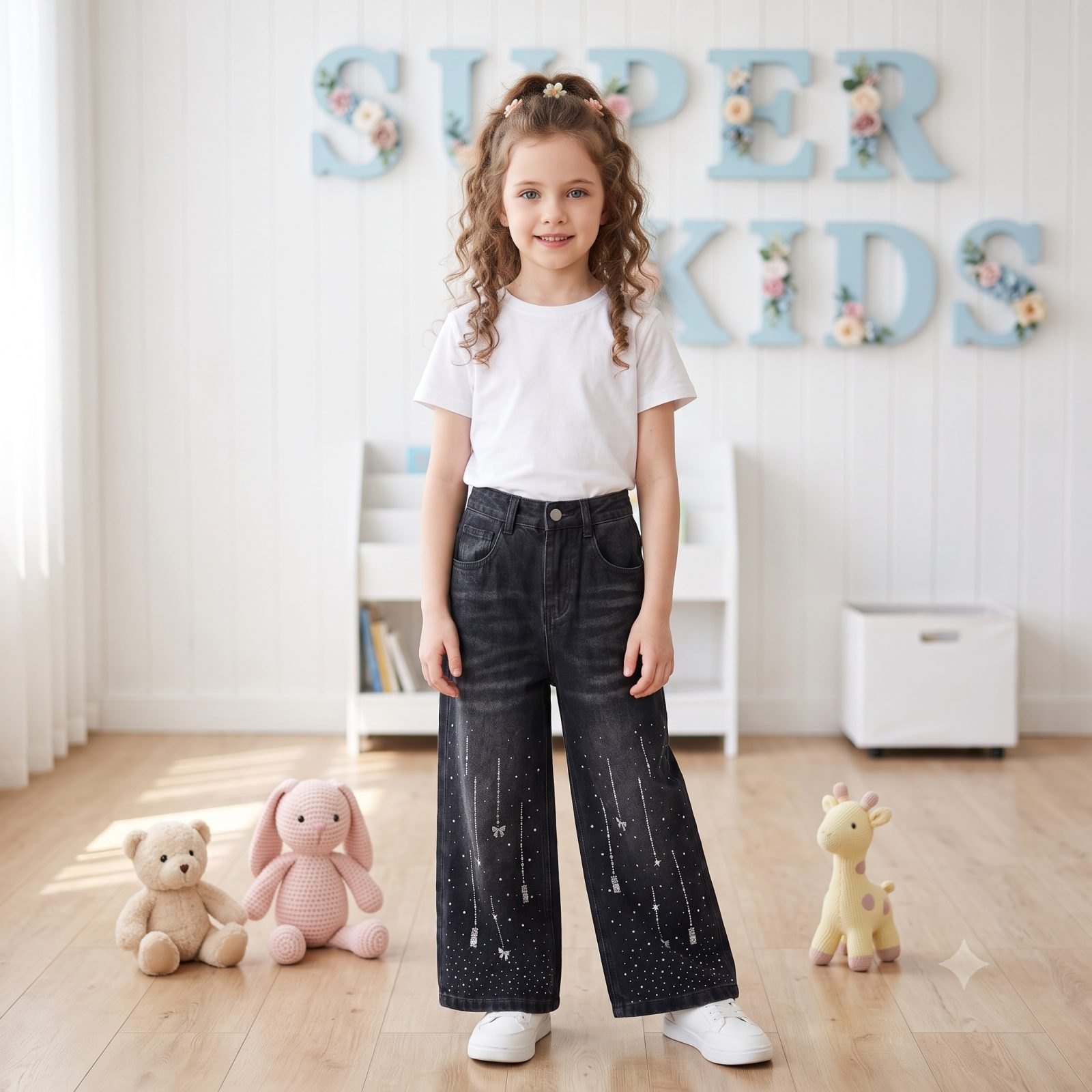 Jeans negros estrellas