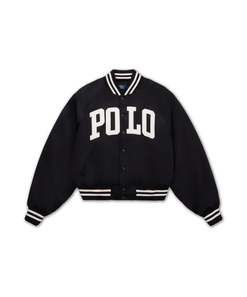 Beisbolera Polo negra - Camisas, Busos y Chaquetas. (foto 2)
