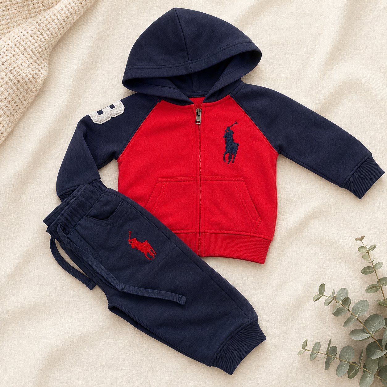 Sudadera Lacoste rojo con capota - Sudaderas (foto 2)