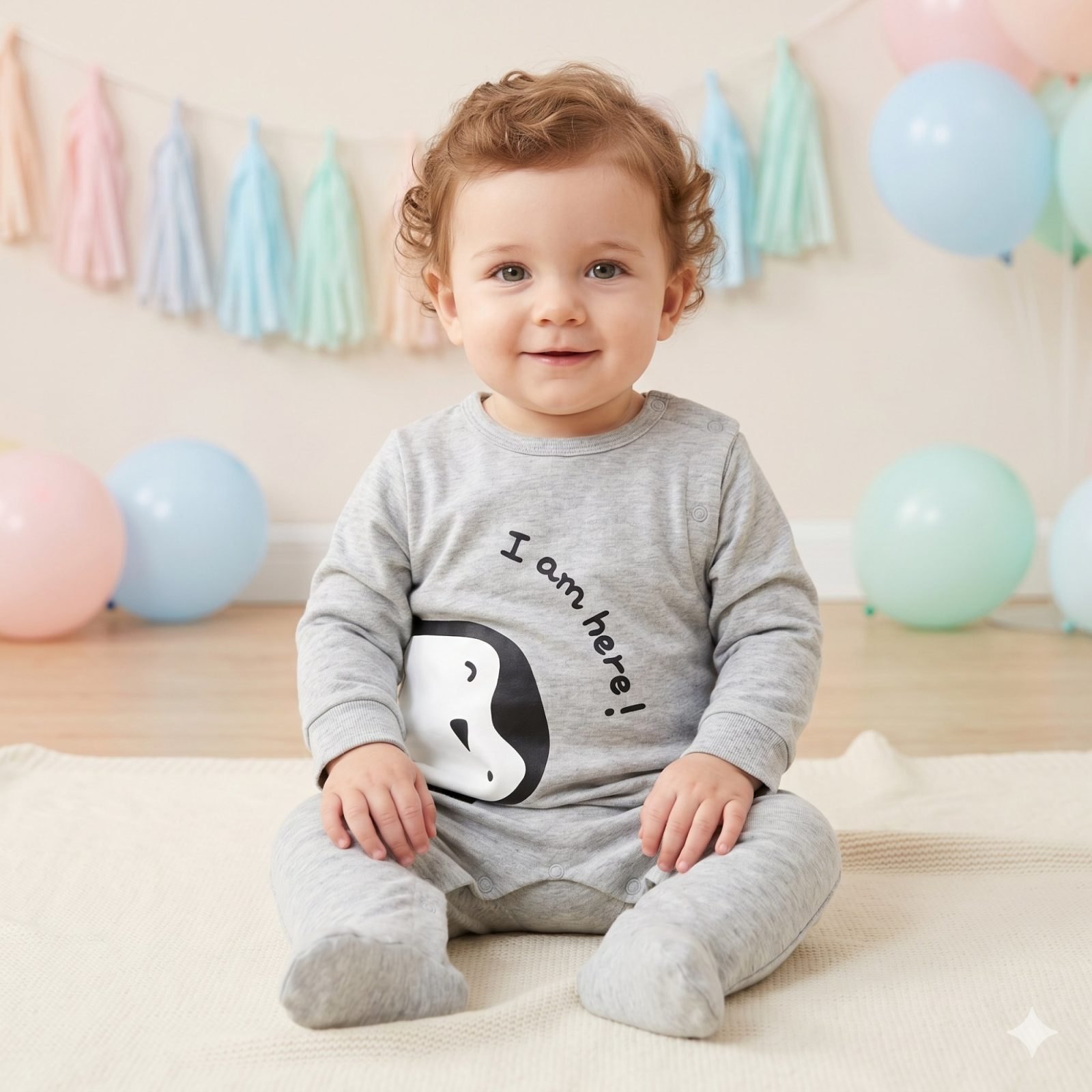 Mameluco Gris pinguino - Mamelucos/Enterizos $25.000 (foto 4)