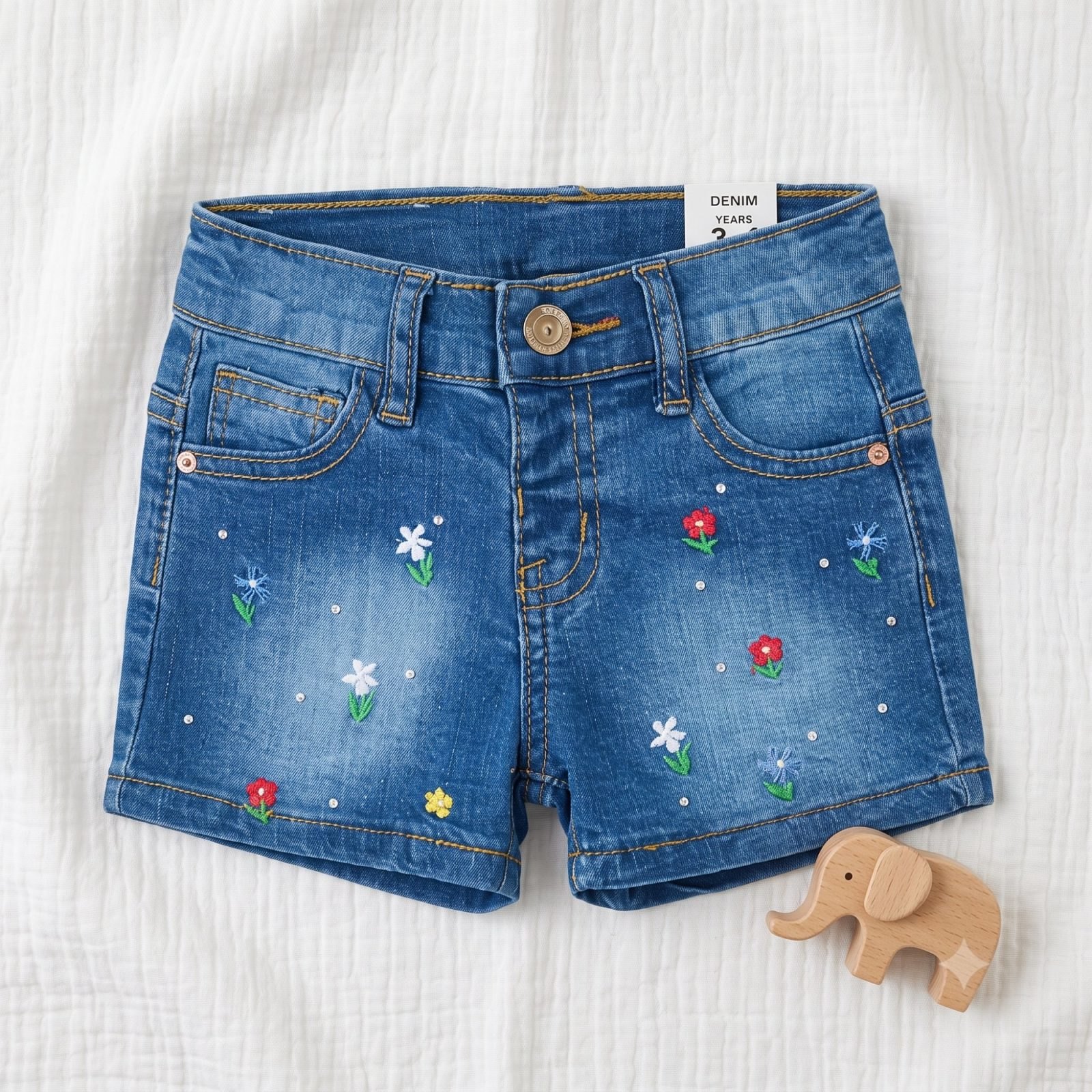 Short flores - Jeans (foto 2)