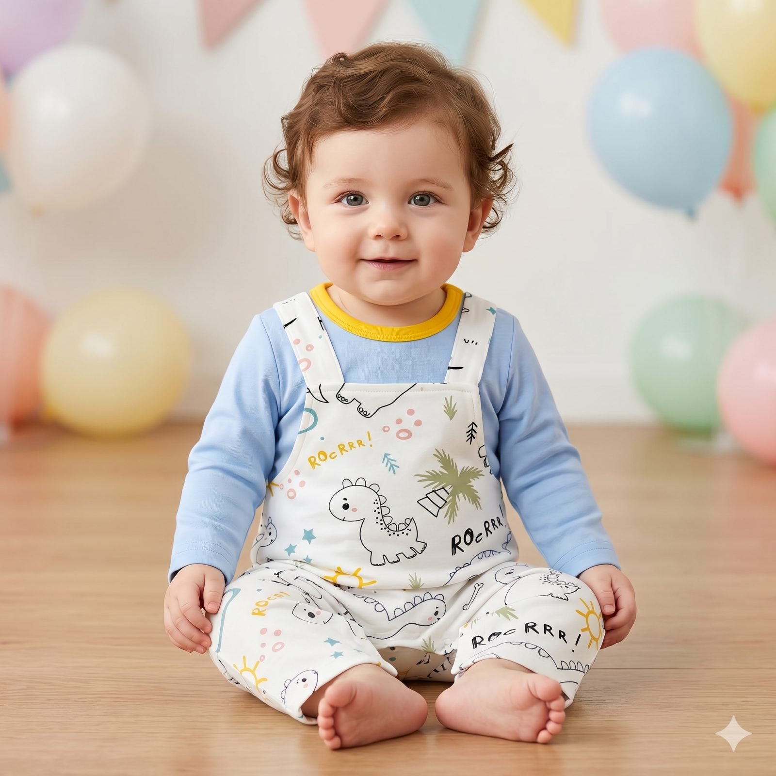 Mameluco celeste blanco - OUTLET Ultimas tallas