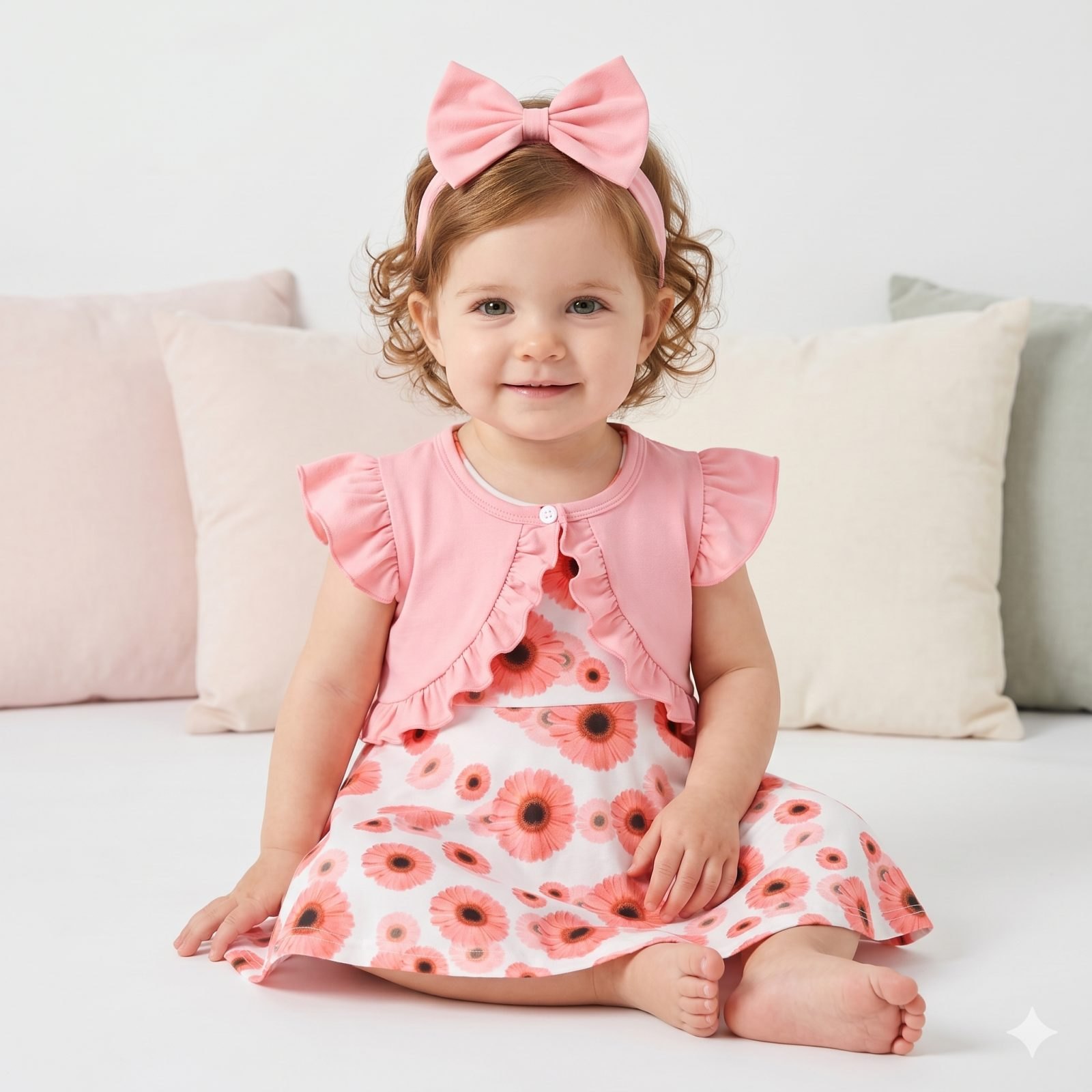 Vestido rosado chaleco - Vestidos