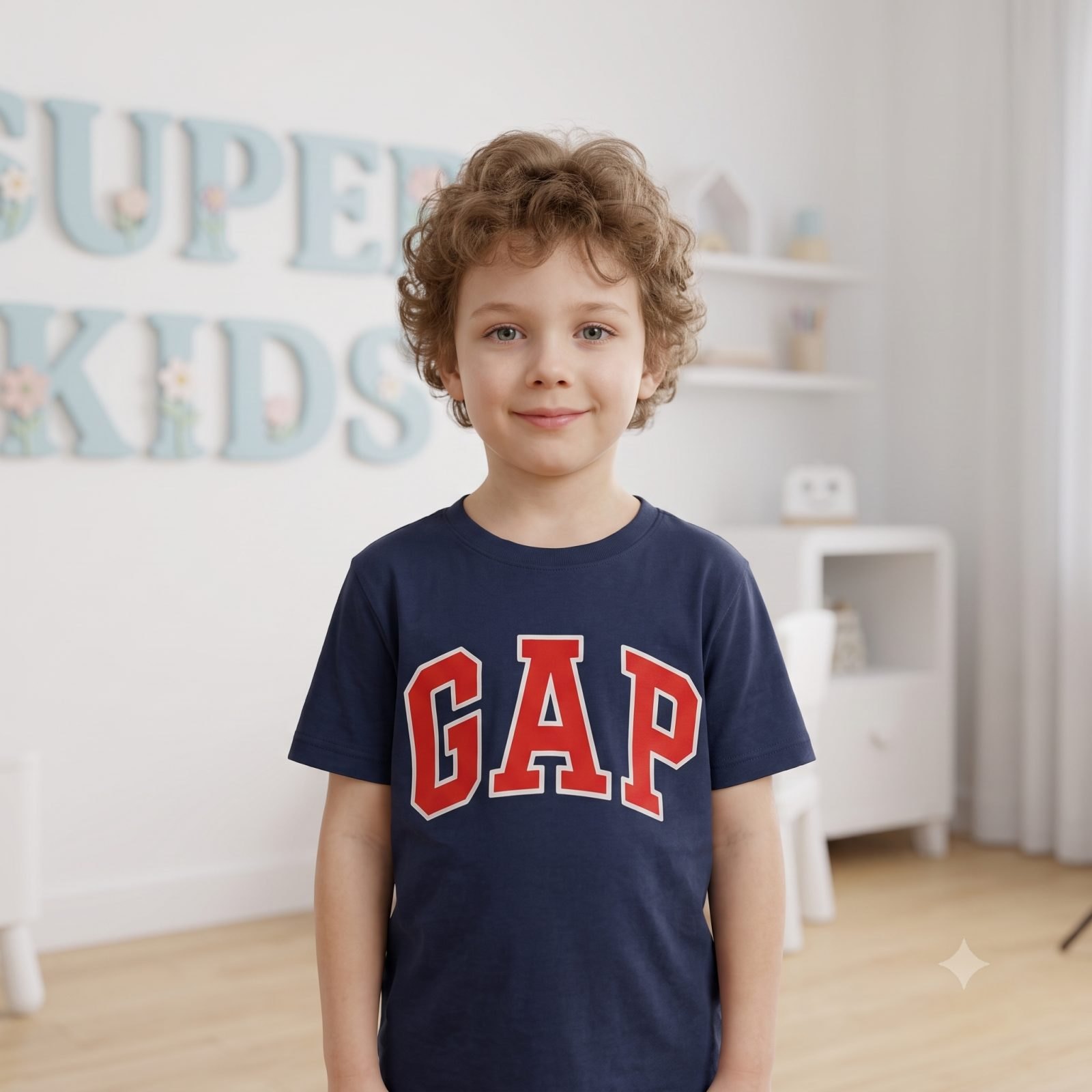 Camiseta GAP azul oscuro - Camisas, Busos y Chaquetas.