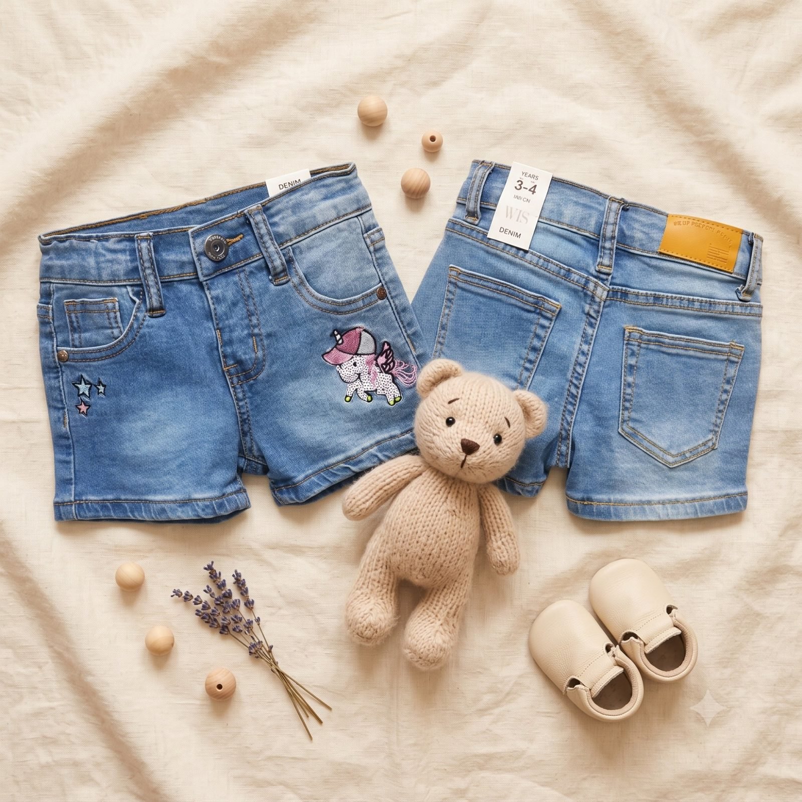 Short unicornio - Jeans (foto 2)