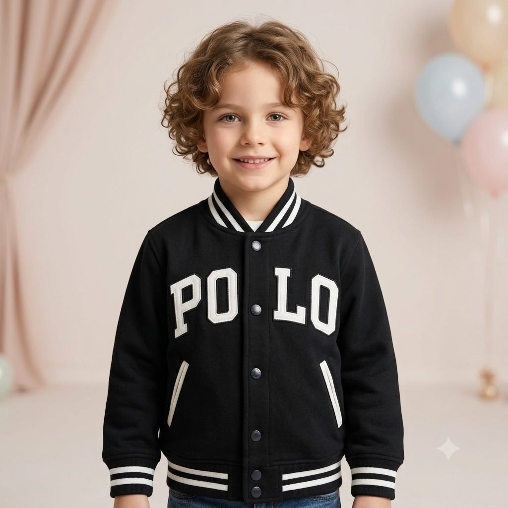 Beisbolera Polo negra - Camisas, Busos y Chaquetas.