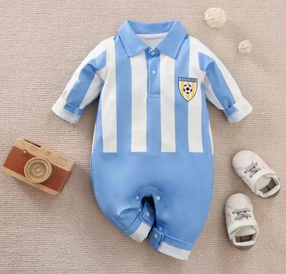 Mameluco Azul/ blanco Soccer - Mamelucos/Enterizos $25.000 (foto 2)