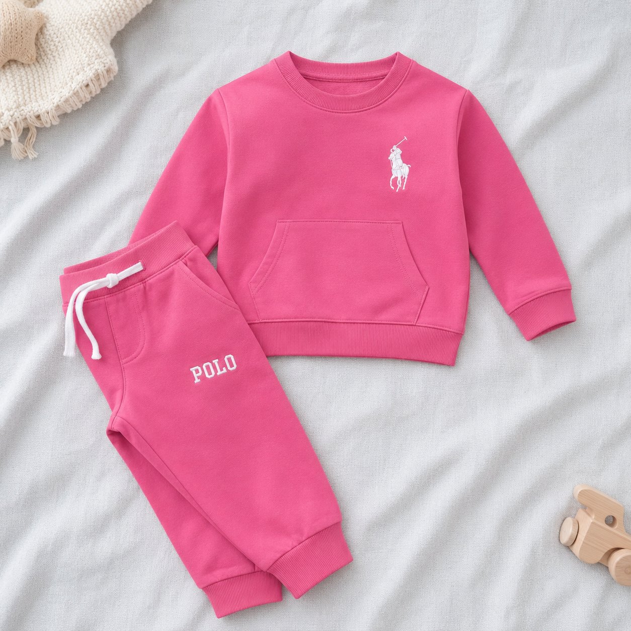 Sudadera polo rosada - OUTLET Ultimas tallas (foto 2)