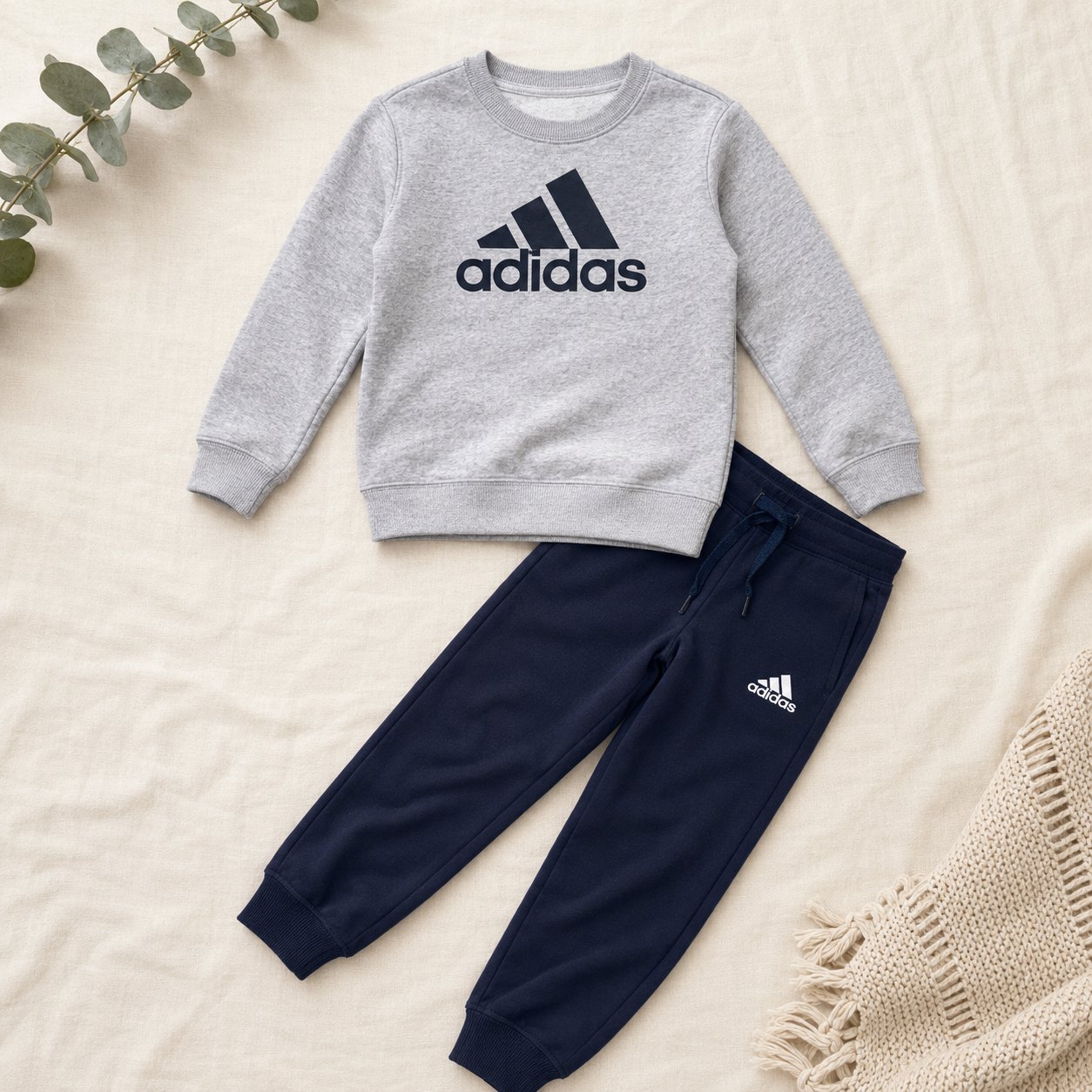 Sudadera addidas azul/gris - Sudaderas (foto 2)