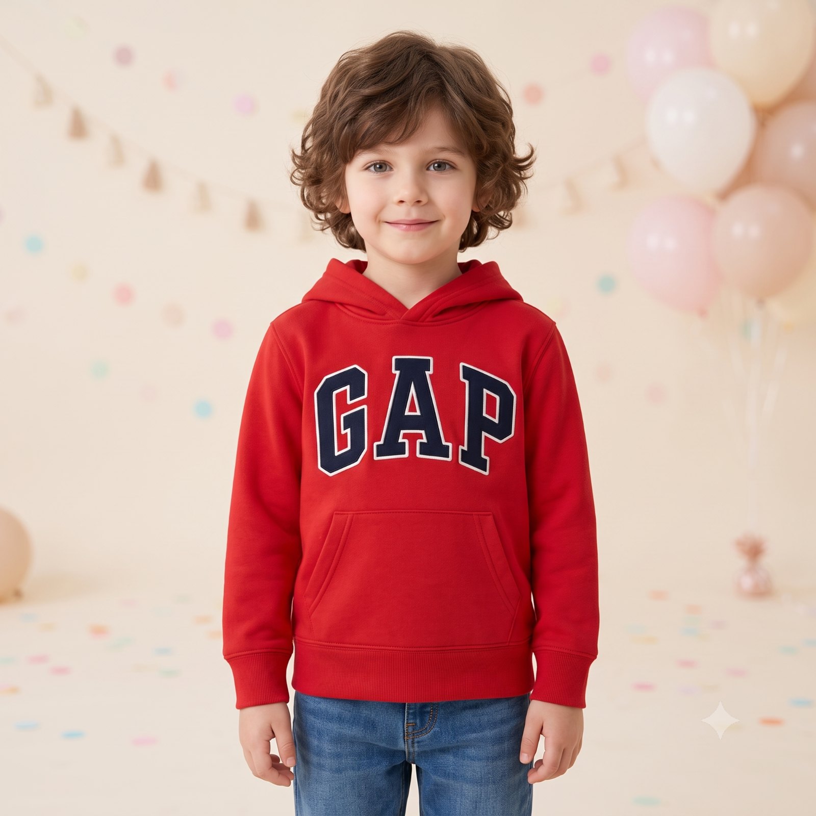 Buso GAP rojo con capota - Sudaderas