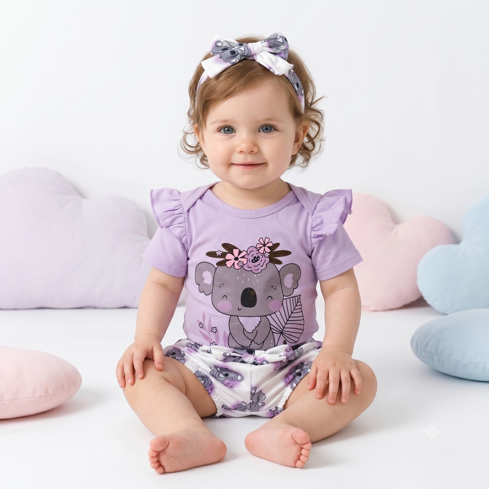 Conjunto Short Lila koala