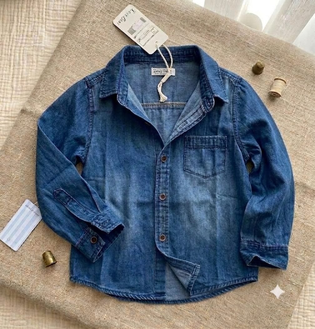 Camisa jeans claro - Camisas, Busos y Chaquetas. (foto 2)