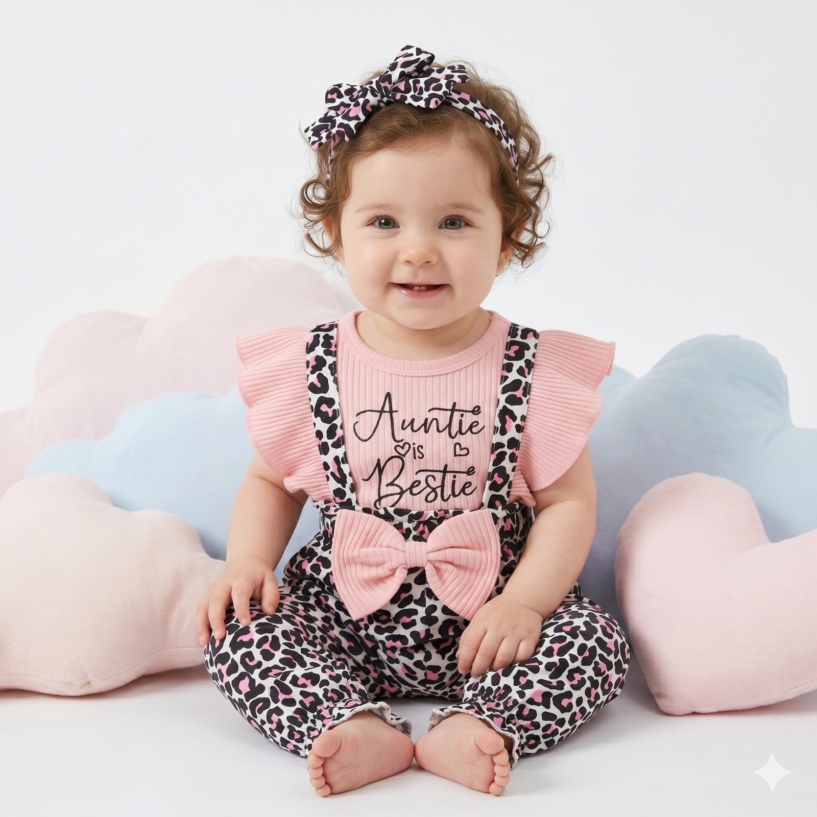 Enterizo rosado animal print - Mamelucos/Enterizos $25.000