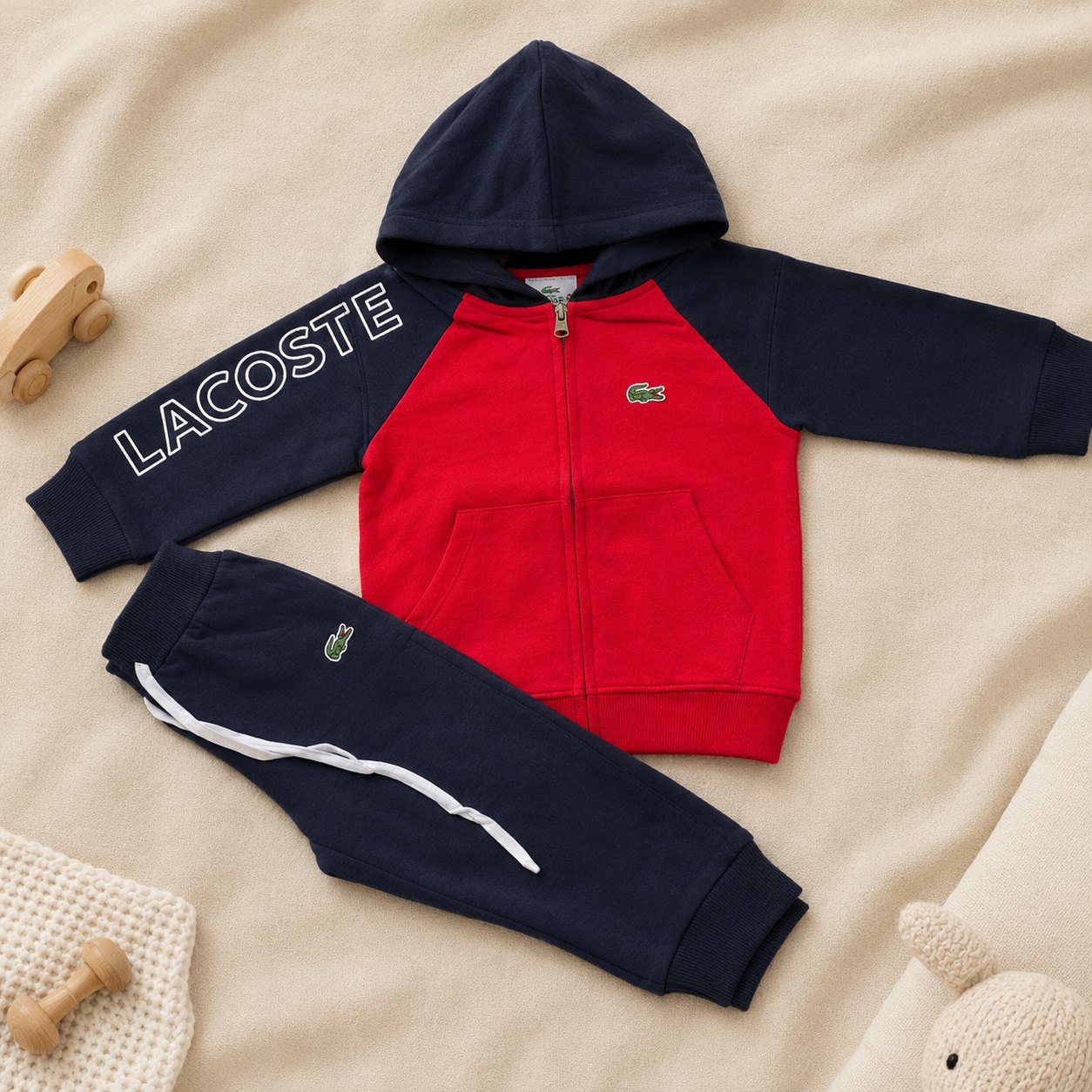 Sudadera lacoste roja - Sudaderas (foto 2)