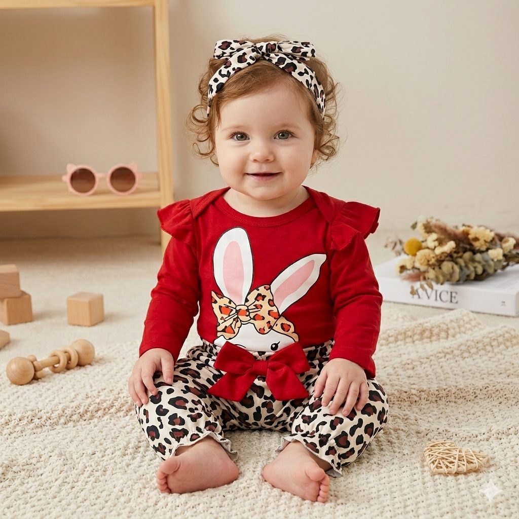 Conjunto rojo/animal print - Conjuntos pantalón (foto 3)